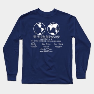 Moon Landing Plate Long Sleeve T-Shirt